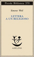 Cover of Lettera a un religioso