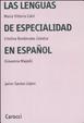 Cover of Las lenguas de especialidad en español