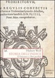 Cover of Storia dell'Indice