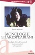 Cover of Monologhi Shakespeariani