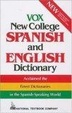 Cover of Vox New College Spanish and English Dictionary