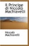 Cover of Il Principe di Niccolò Machiavelli