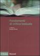 Cover of Fondamenti di critica testuale