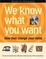 Cover of "We Know What You Want"
