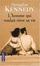Cover of "L'Homme qui voulait vivre sa vie"