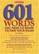 Cover of 601 Words You Need to Know to Pass Your Exam