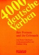 Cover of 4000 deutsche Verben