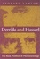 Cover of 'Derrida and Husserl'