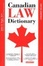 Cover of Canadian Law Dictionary