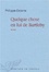 Cover of QUELQUE CHOSE EN LUI DE BARTLEBY