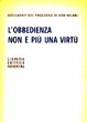 Cover of L'obbedienza non è più una virtù