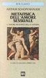 Cover of Metafisica dell'amore sessuale