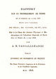 Cover of Rapport sur le tremblement de terre qui a commencé le 2 avril 1808