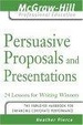 Cover of Persuasive Proposals and Presentations