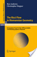 Cover of The Ricci Flow in Riemannian Geometry
