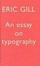 Cover of Essay on Typography