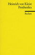 Cover of Penthesilea.