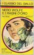 Cover of Nero Wolfe e i ragni d'oro