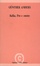 Cover of Kafka.Pro e contro