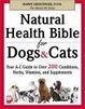 Cover of Natural Health Bible for Dogs & Cats