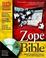 Cover of Zope Bible