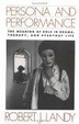 Cover of Persona and Performance