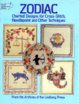 Cover of Zodiac Charted Designs for Cross-Stitch, Needlepoint and Other Techniques