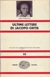 Cover of Ultime lettere di Jacopo Ortis