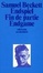 Cover of "Endspiel."