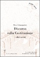 Cover of Discorso sulla Costituzione e altri scritti