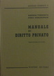 Cover of Manuale di diritto privato
