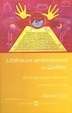Cover of Littérature amérindienne du Québec