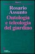 Cover of Ontologia e teleologia del giardino