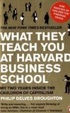 Cover of What They Teach You at Harvard Business