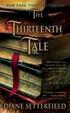Cover of The Thirteenth Tale.
