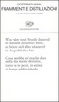 Cover of Frammenti e distillazioni