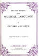 Cover of The technique of my musical language