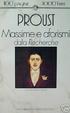 Cover of Massime e aforismi della «Recherche»