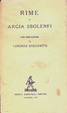 Cover of Rime di Argia Sbolenfi