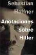 Cover of Anotaciones sobre Hitler