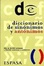 Cover of Diccionario de sinónimos y antónimos
