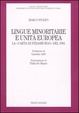 Cover of Lingue minoritarie e unità europea