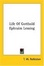 Cover of "Life Of Gotthold Ephraim Lessing"