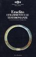 Cover of I frammenti e le testimonianze