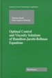 Cover of Optimal control and viscosity solutions of Hamilton-Jacobi-Bellman equations