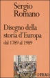 Cover of Disegno della storia d'Europa dal 1789 al 1989