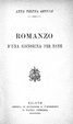 Cover of Romanzo di una signorina per bene