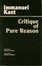 Cover of "Critique of Pure Reason"