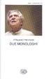 Cover of Due monologhi