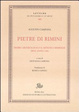 Cover of Pietre di Rimini. Diario archeologico e artistico riminese dell'anno 1944